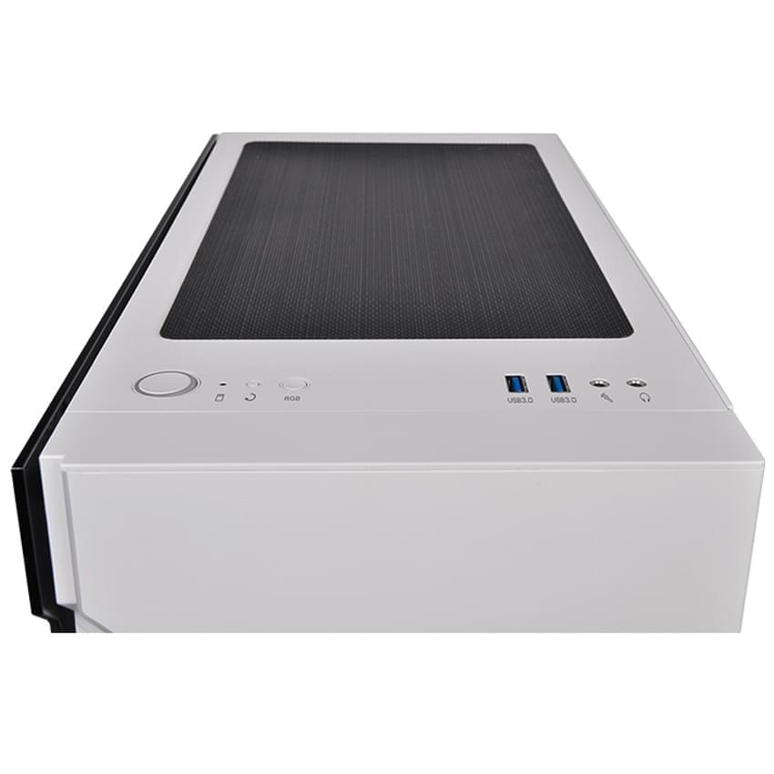 Gabinete Thermaltake H200 Tg Snow Edition 1 Fans Blanco Atx Mid Tower